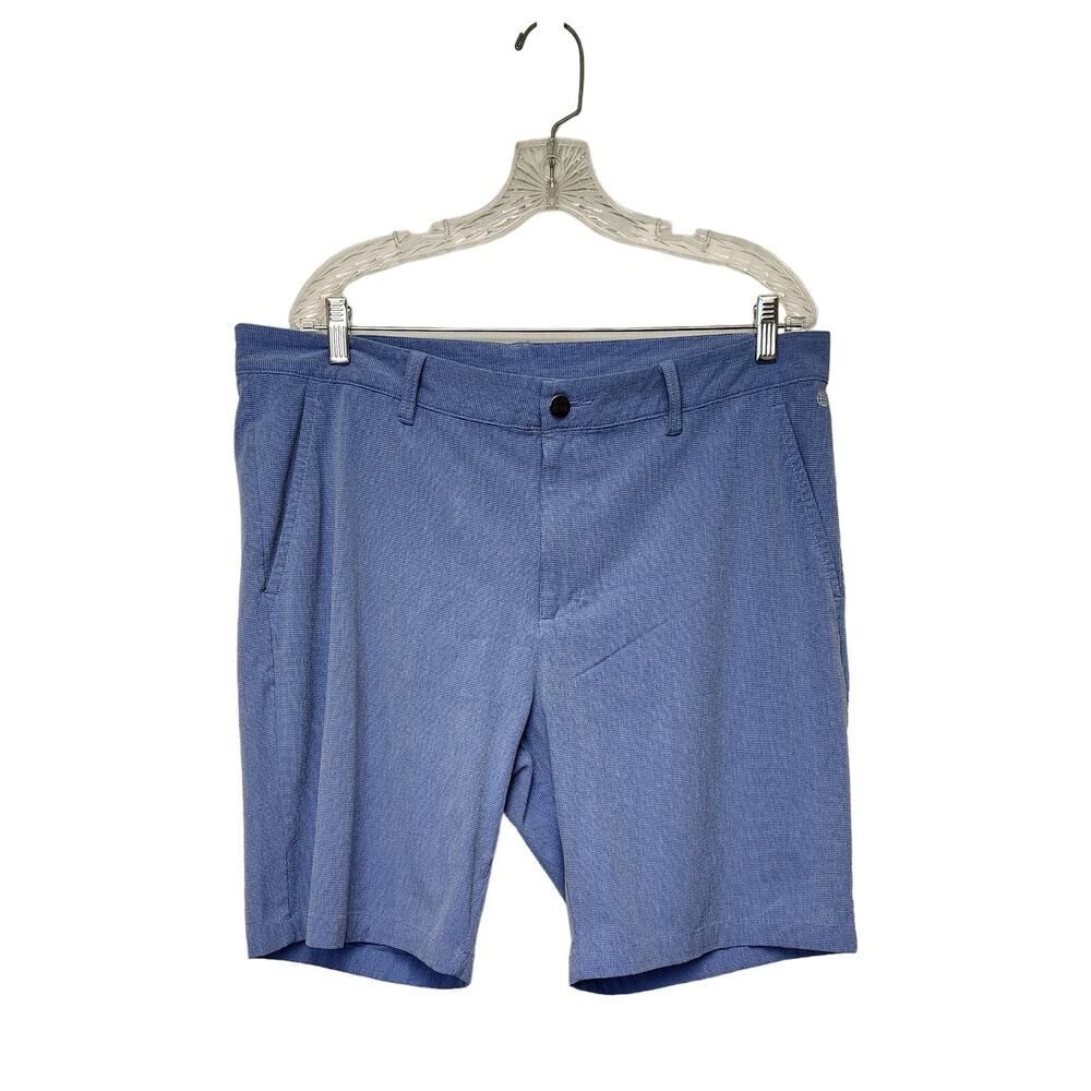 Adidas Mens Light Blue 10"  Golf  Casual Shorts Size 36.